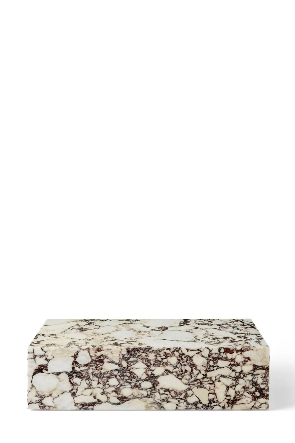 Sofabord - Plinth Low 60x100xh27 Rose Marble