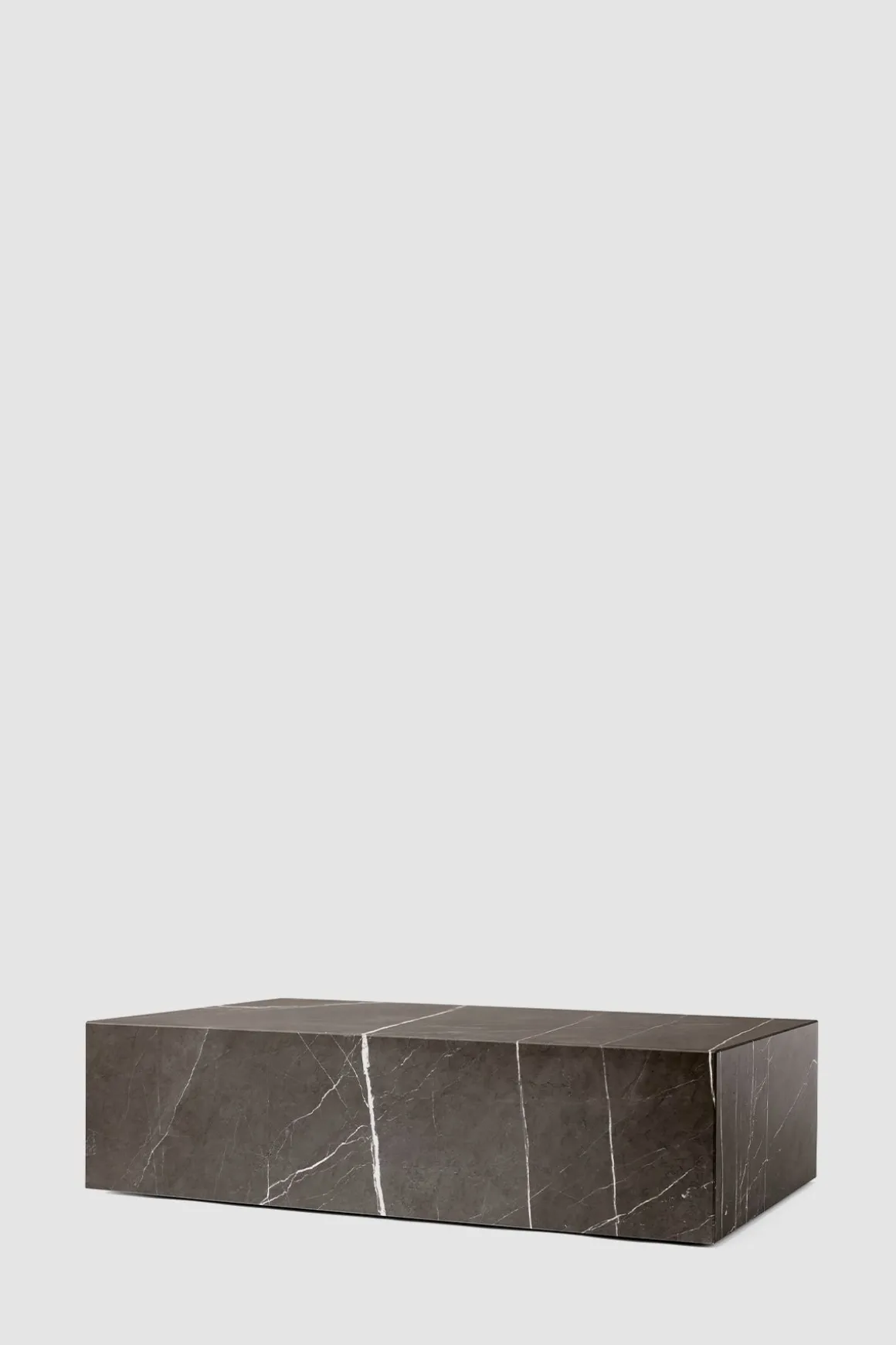 Sofabord - Plinth Low 60x100xh27cm Grey Kendzo Marble