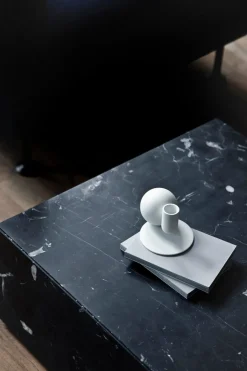 Sofabord - Plinth Low 60x100xh27cm Black Marble