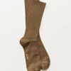Sokker - Cotton Rib Socks Chestnut