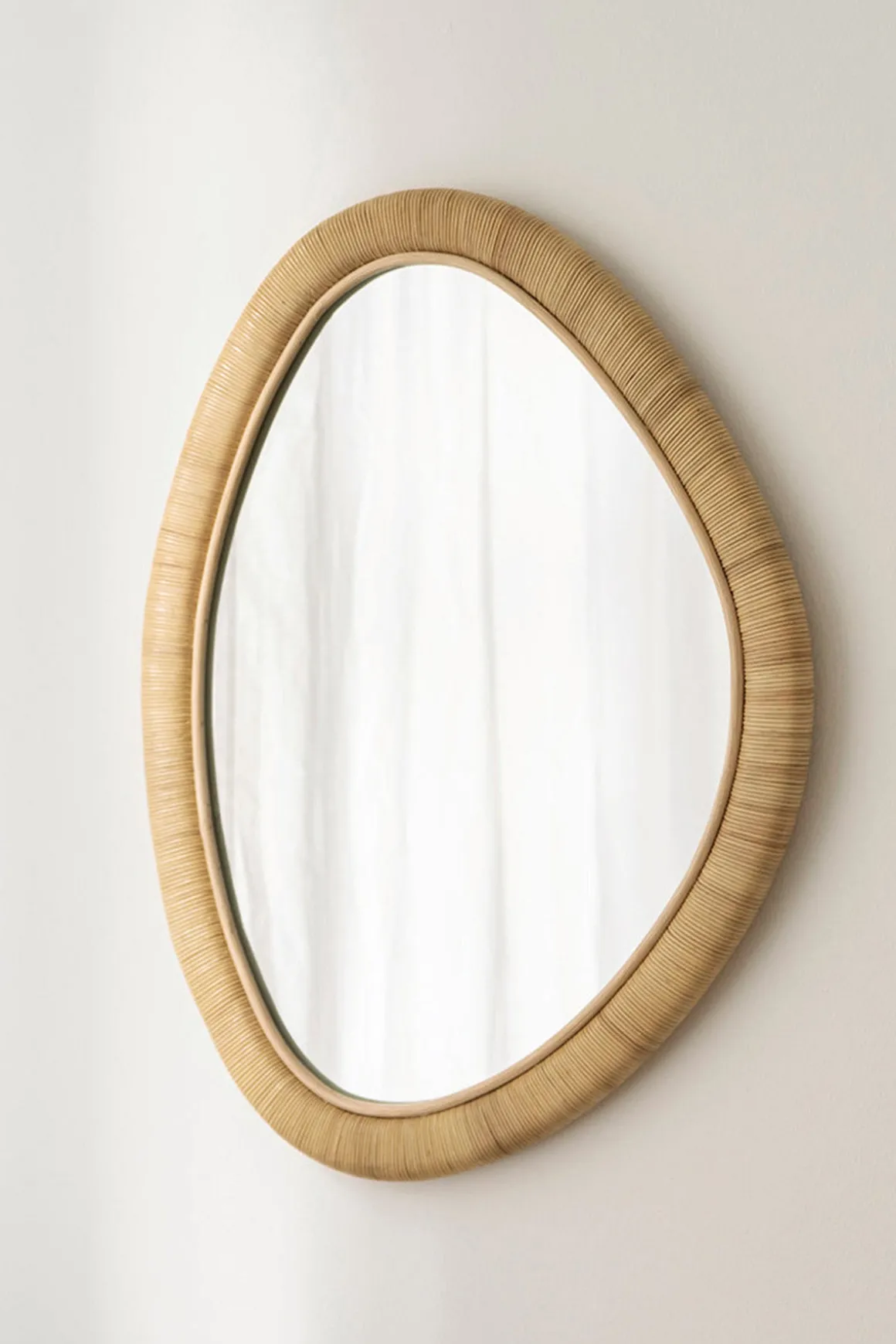 Speil - Malou 70x55cm Rattan