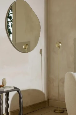 Speil - Pond XL 87xH94cm Dark Chrome