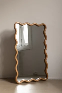 Speil - Rubberwood 55xH90cm Natural