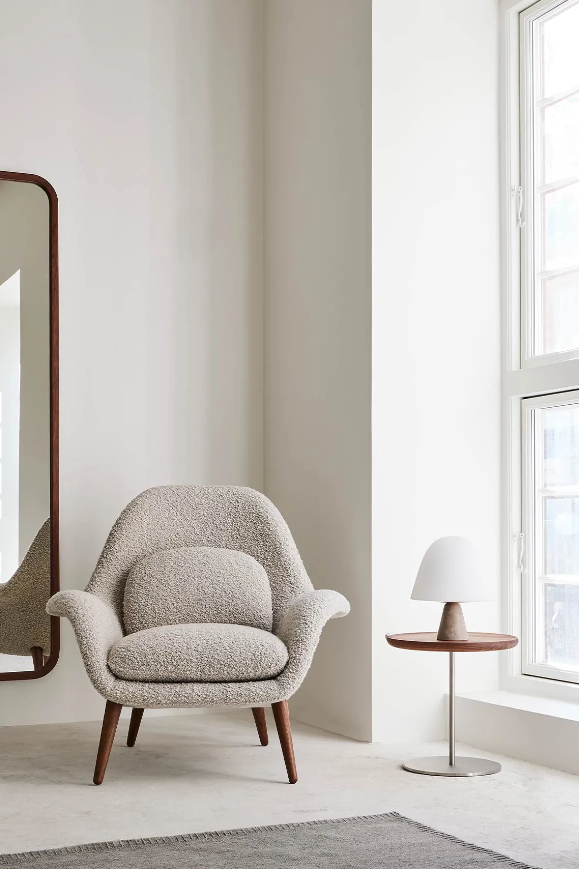 Speil - Silhouette 8324 70x180cm Oljet Valnøtt