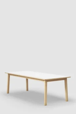 Spisebord - Ana 6490 Såpet Eik/Hvit Laminat