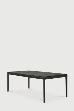 Spisebord - Bok m/Ileggsplate 180/280x100xH76cm Sort Eik