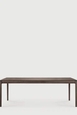 Spisebord - Bok 220x95xh76cm Brown Varnished Oak