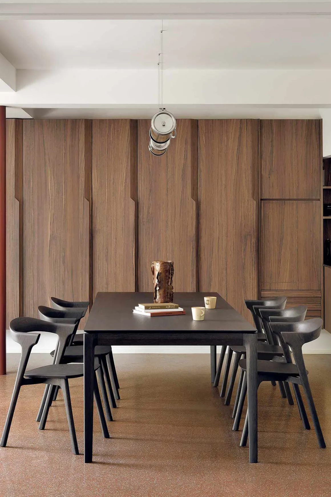 Spisebord - Bok 220x95xh76cm Brown Varnished Oak