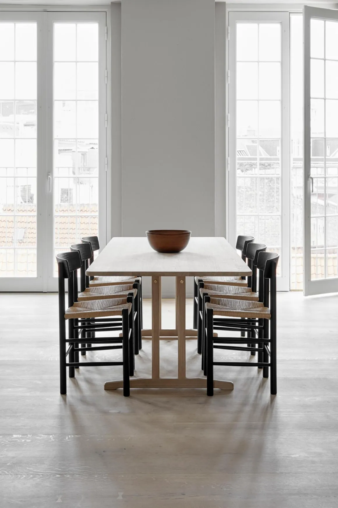 Spisebord - C18 Modell 6290 90x180xh73 Såpet Eik