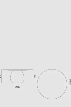 Spisebord - INOUT 836 Dia160