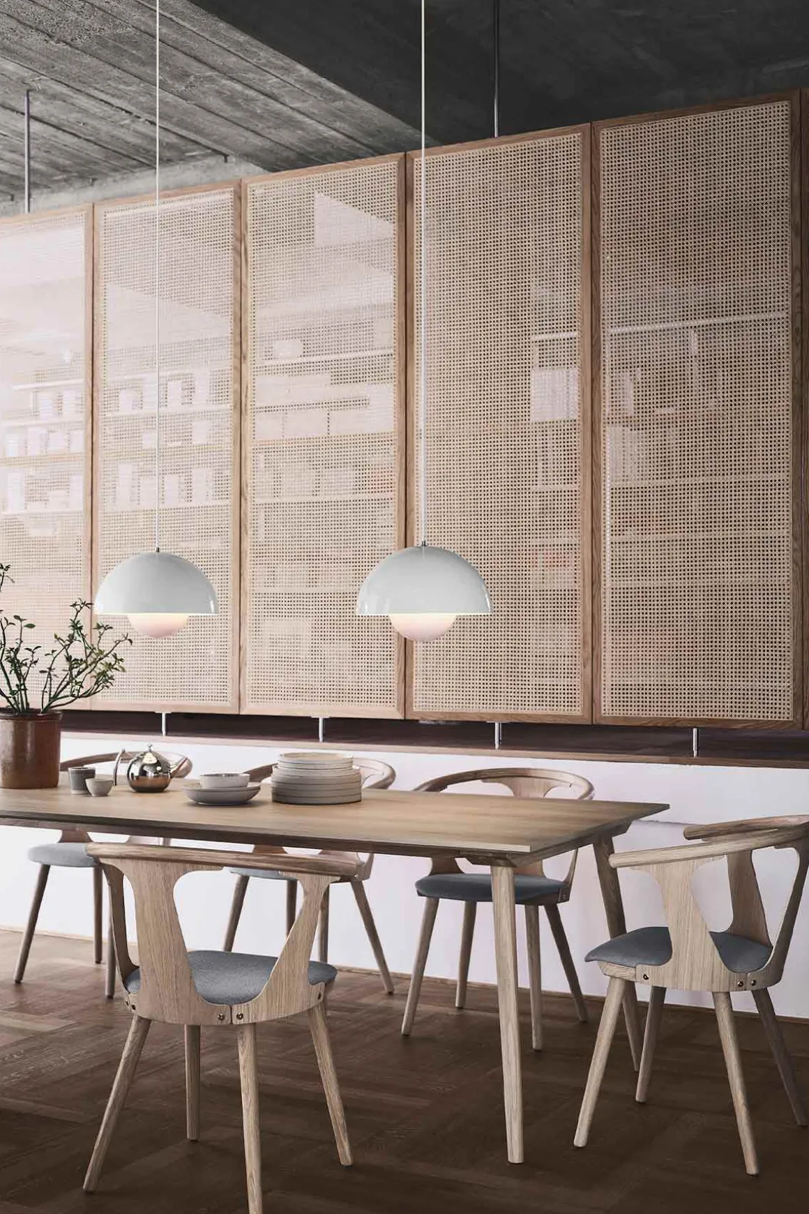 Spisebord - SK6 In Between Lakkert Eik 90x250cm