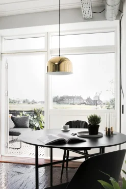 Spisebord - Snaregade dia120xh73 Charcoal/Black