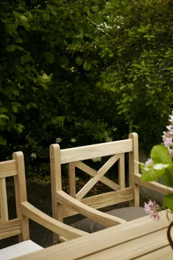 Spisegruppe - Skagen 1 bord + 1 benk + 2 stoler Teak