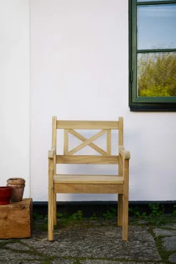 Spisegruppe - Skagen 1 bord + 1 benk + 2 stoler Teak