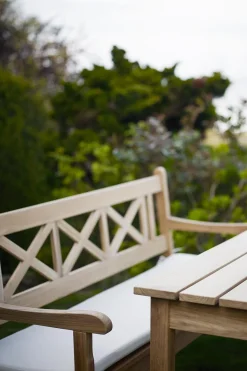 Spisegruppe - Skagen 1 bord + 1 benk + 2 stoler Teak