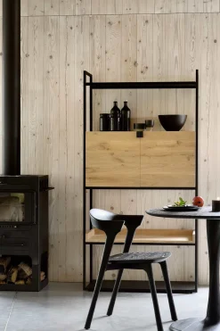 Spisestol - Bok 50x54xH76cm Sort Eik