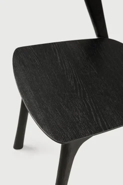 Spisestol - Bok 50x54xH76cm Sort Eik