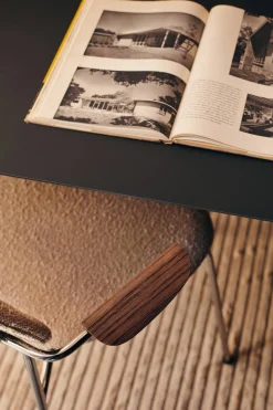 Spisestol - Co Dining m/Armlene 0842 Dakar, Black Steel