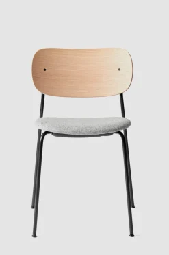 Spisestol - Co Dining u/Armlene 130 Hallingdal, Black Steel