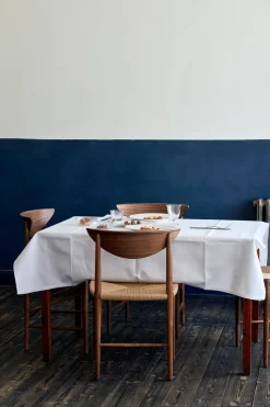 Spisestol - Drawn HM3 Valnøtt/Natur papirgarn