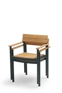 Spisestol - Pelago m/Armlene Hunter Green