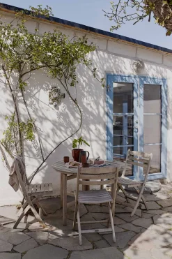 Spisestol - Selandia B44,5xD47,5xH45 Teak