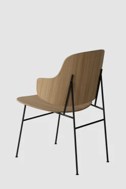 Spisestol - The Penguin Black Steel, Natural Oak