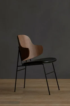 Spisestol - The Penguin Dakar 842, Black Steel, Walnut