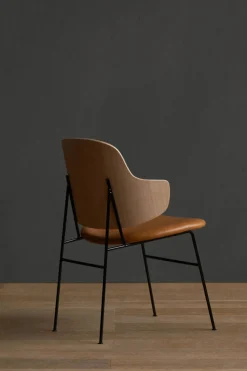 Spisestol - The Penguin Dakar 250, Black Steel, Natural Oak