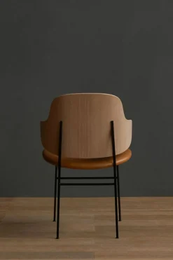 Spisestol - The Penguin Dakar 250, Black Steel, Natural Oak