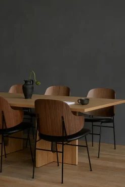 Spisestol - The Penguin Dakar 842, Black Steel, Walnut