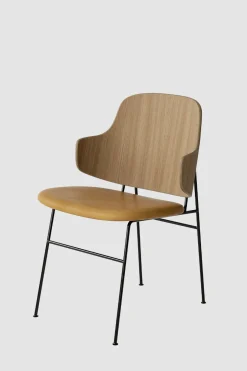 Spisestol - The Penguin Dakar 250, Black Steel, Natural Oak