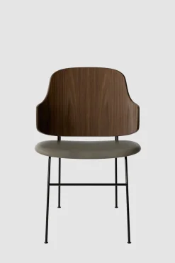 Spisestol - The Penguin Dakar 329, Black Steel, Walnut