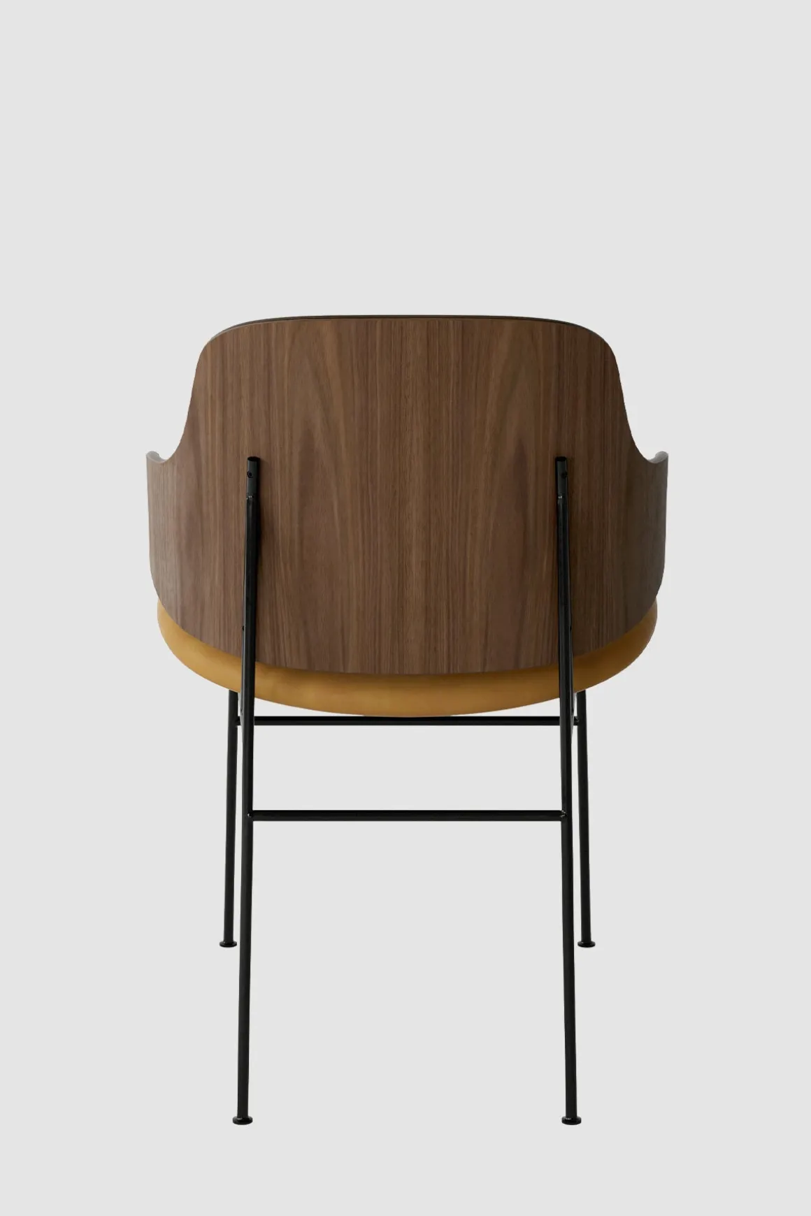 Spisestol - The Penguin Dakar 250, Black Steel, Walnut