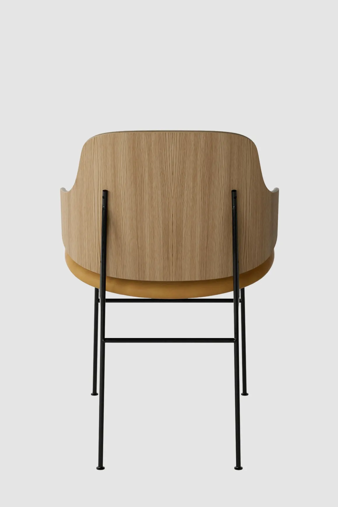 Spisestol - The Penguin Dakar 250, Black Steel, Natural Oak