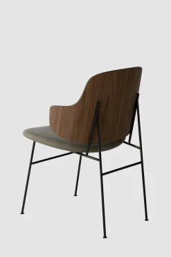 Spisestol - The Penguin Dakar 329, Black Steel, Walnut