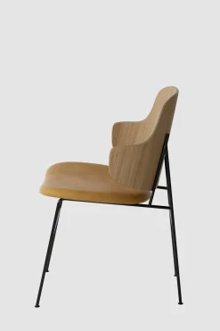 Spisestol - The Penguin Dakar 250, Black Steel, Natural Oak