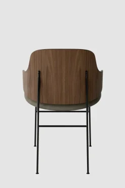 Spisestol - The Penguin Dakar 329, Black Steel, Walnut