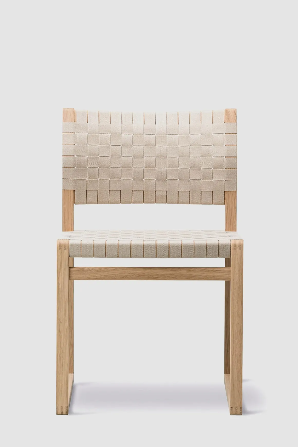 Spisestuestol - BM 61 3361 Oljet Eik / Flettet Linbånd