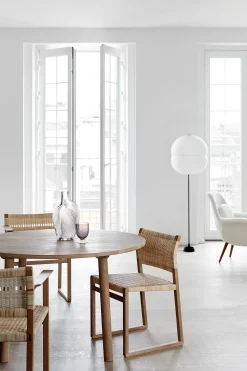 Spisestuestol - BM 61 3261 Oljet Eik / Flettet Rattan