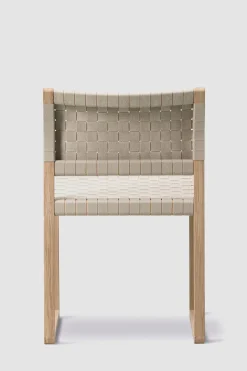 Spisestuestol - BM 61 3361 Oljet Eik / Flettet Linbånd