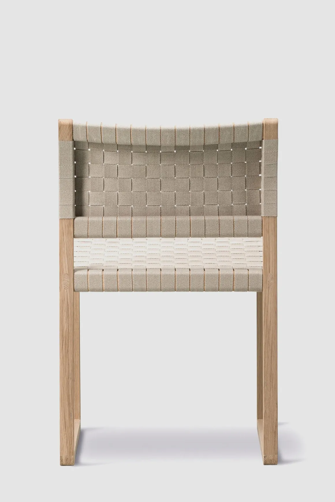 Spisestuestol - BM 61 3361 Oljet Eik / Flettet Linbånd