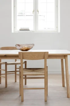 Spisestuestol - J39 Folkestolen Lys Oljet Eik / Naturfarget Papirgarn