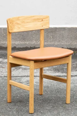 Spisestuestol - Mogensen Model 3236 Oljet Eik / 95 Cognac Lær