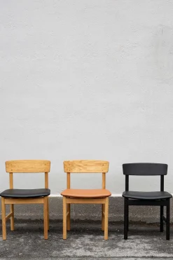 Spisestuestol - Mogensen Model 3236 Oljet Eik / 95 Cognac Lær