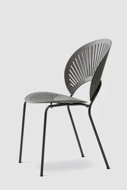 Spisestuestol - Trinidad 3398 B48,5xD57xH45,5/85cm Grå Eik/Flint