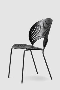 Spisestuestol - Trinidad 3398 Sort Ask/ Sort