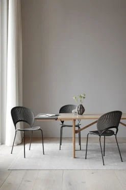 Spisestuestol - Trinidad 3398 B48,5xD57xH45,5/85cm Grå Eik/Flint