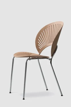 Spisestuestol - Trinidad 3398 Lakkert Eik/Krom