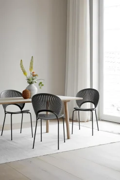 Spisestuestol - Trinidad 3398 B48,5xD57xH45,5/85cm Grå Eik/Flint